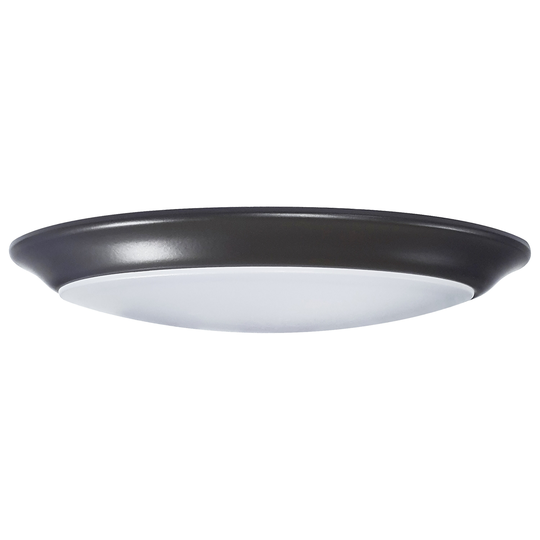 10 inch LED Disk Light CCT Selectable 3K/4K/5K Bronze Finish - N/A