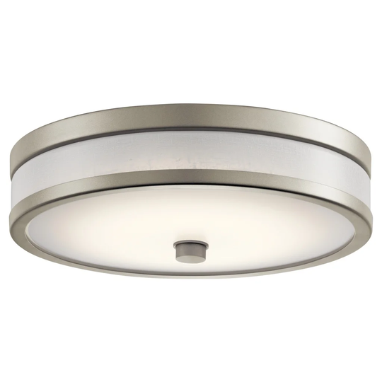 Kichler Lighting Pira Collection Brushed Nickel LED Flush Mount - Brushed nickel