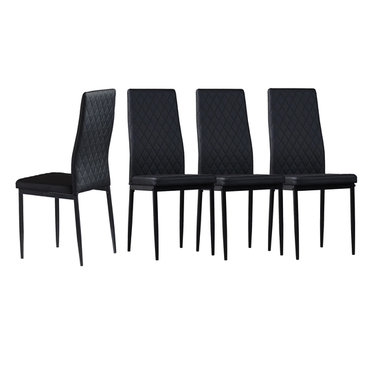 4 Pcs Modern Minimalist Dining Chair Conference Chair Dining Chair