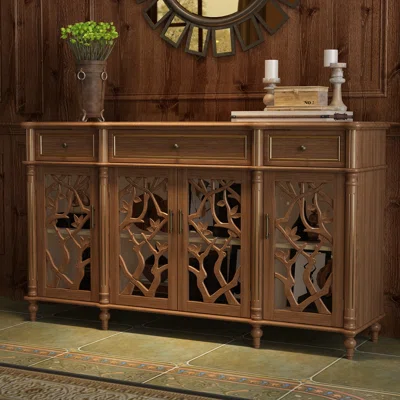 Evgenii 63" Wide 3 Drawer Sideboard