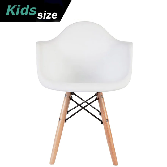 2xhome Plastic Chair With Arms Armchair Eiffel Dowel Leg Natural Wood For 3 4 5 6 Years Kids Student School Classroom Home Desk