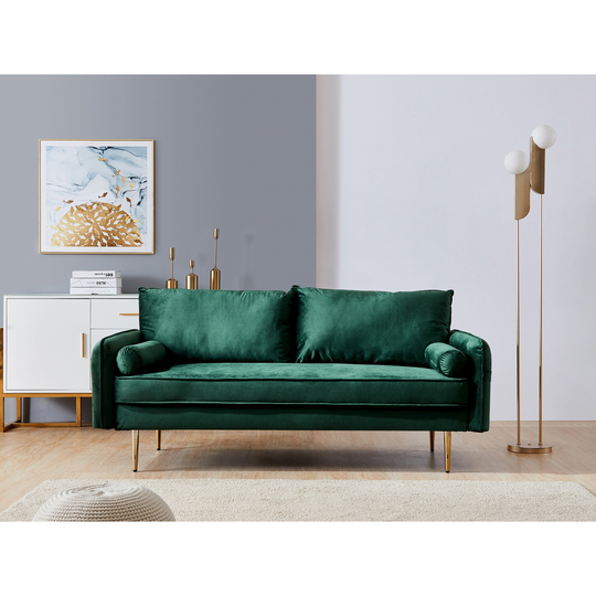 Velvet Fabric sofa with pocket-71"
