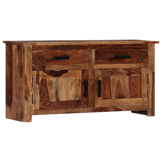 Sideboard 39.3"x11.8"x19.6" Solid Sheesham Wood