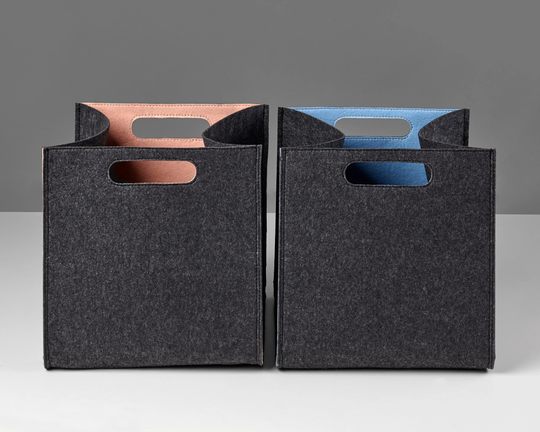 Colorful Storage Boxes. Custom Sized Cubby Baskets