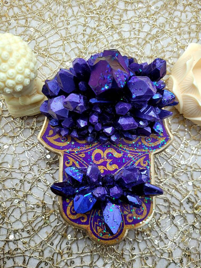 Hamsa Phone Holder/Business Card Holder/Office Decor/Boho Style/ Custom Made/Gift For Her/Women's Business Holder/Unique Holder