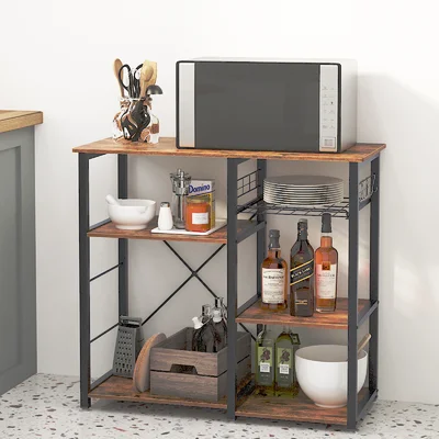 16" Steel Standard Baker's Rack with Microwave Compatibility