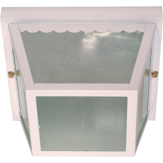 2-Light 10 In. Carport Flush Fixture