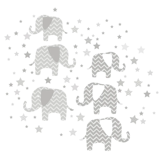 Elephants - A Ton Of Love Wall Art Kit