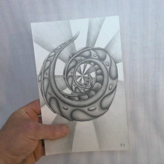 Bio Organic Pencil Drawing