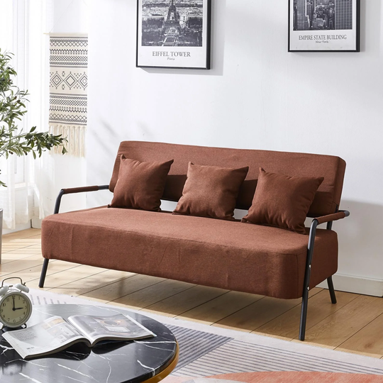 Comfortable Sofa, Couch With Small Pillow , For Guest Room, And Small Apartment
