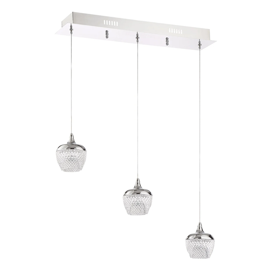Arika 15-watt Integrated LED 3-light Pendant Bar