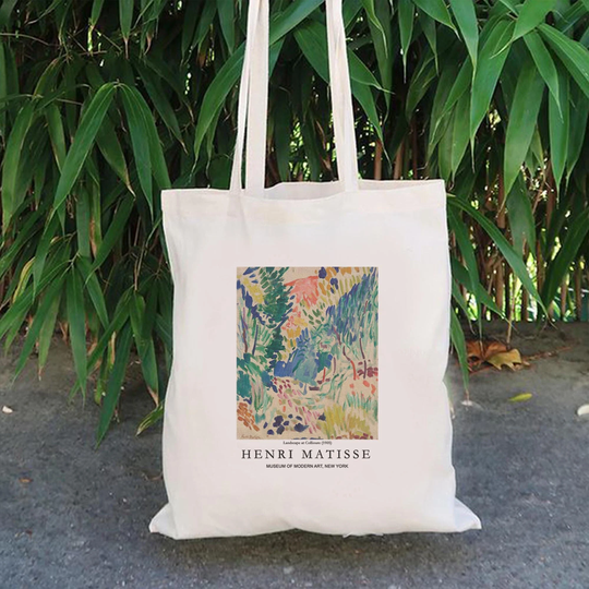 Mzshop - Matisse Landscape Eko Bag Art Tote Famous Gift For Artist Artsy Organic Cotton Print