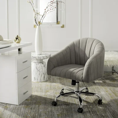 Chrome Leg Swivel Office Chair