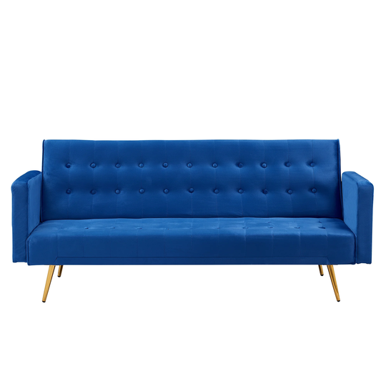 Variable Bed Sofa Multifunctional Folding Sofa Blue