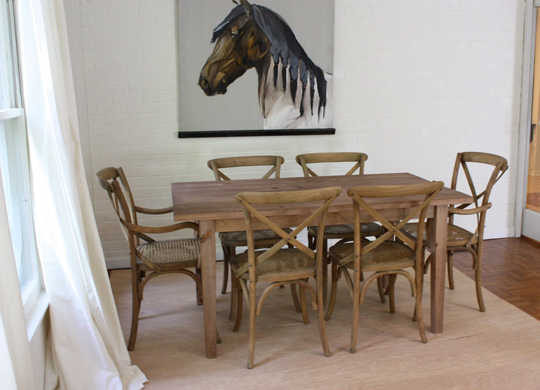 Reclaimed Wood Kitchen Table, Shipping Included