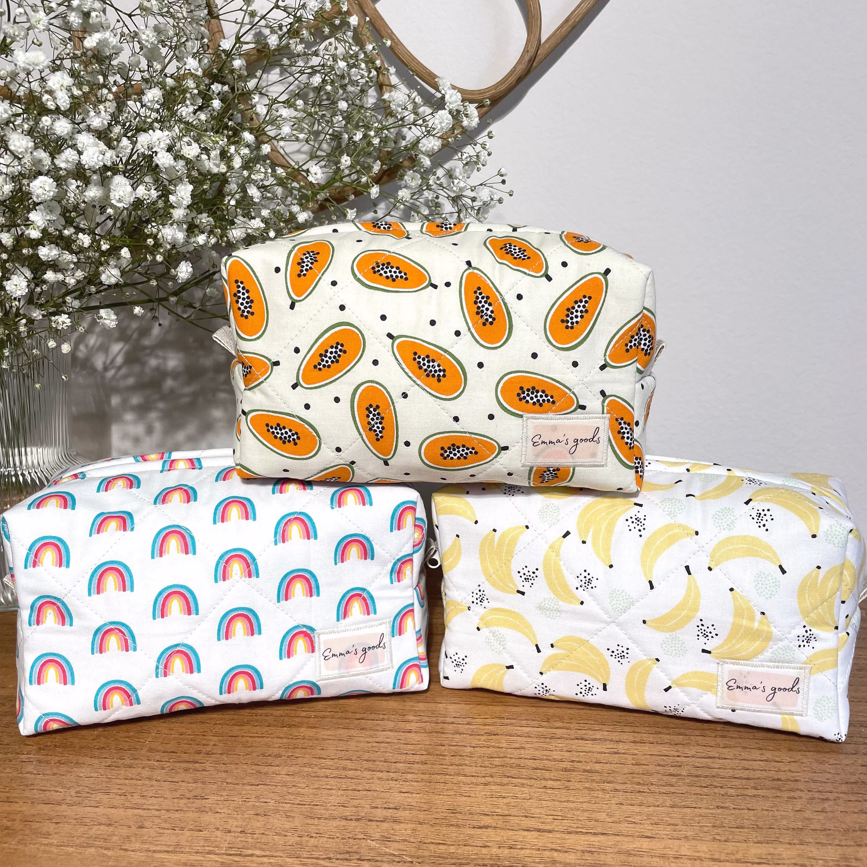 Cosmetic Bag-Makeup Bag-Toiletry Bag-Pencil Case-Traveling Bag