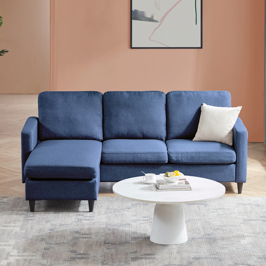 Reversible Sectional Sofa Living Room L-Shape Sectional Sofa