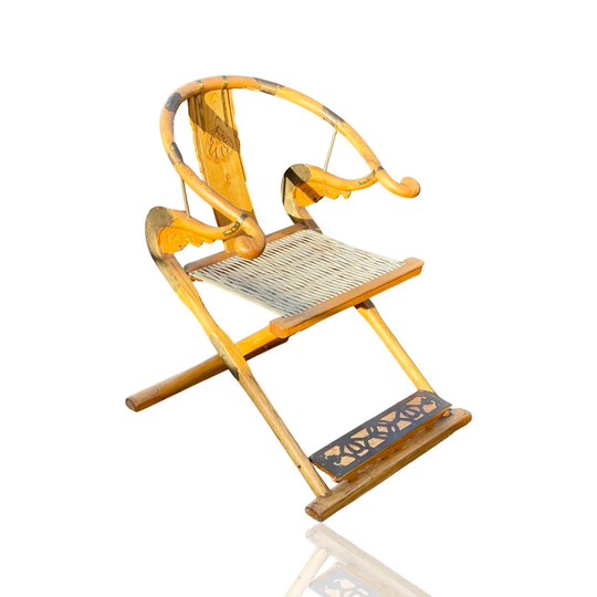 Asian Chinoiserie Horseshoe Ming Chair
