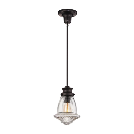 Elk Schoolhouse pendants 1-light LED Pendant in Oil Rubbed Bronze