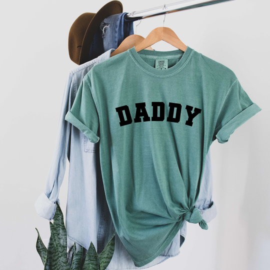 Daddy Comfort Colors Shirt, Dada Dads To Be Pregnancy Reveal Fathers Day Dad & Daddy, Baby Shower