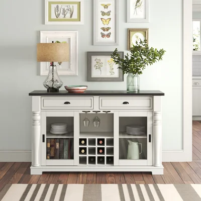 Alphonse 60" Wide 2 Drawer Sideboard