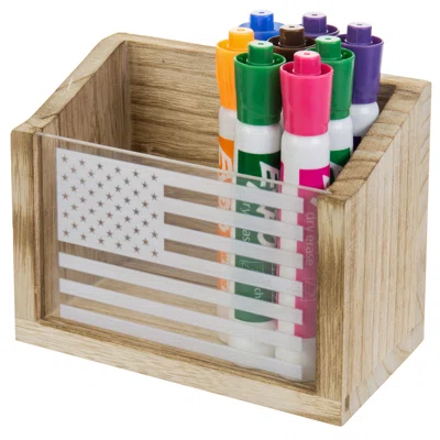 Wood & Acrylic Supply Storage Box