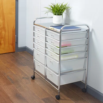 12 Drawer Rolling Storage Chest