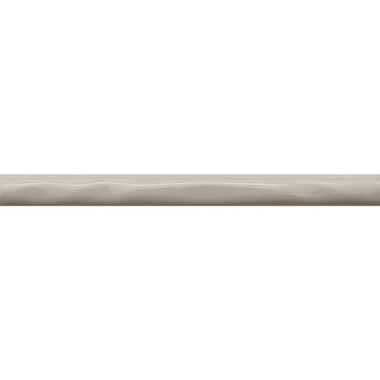 The Tile Life Chelsea 10" X 1" Ceramic Gris Pencil Liner Tile Trim - 10" X 1" of 1