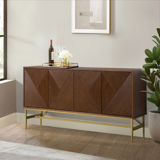 Uirich Modern Sideboard with Adjustable Shelves
