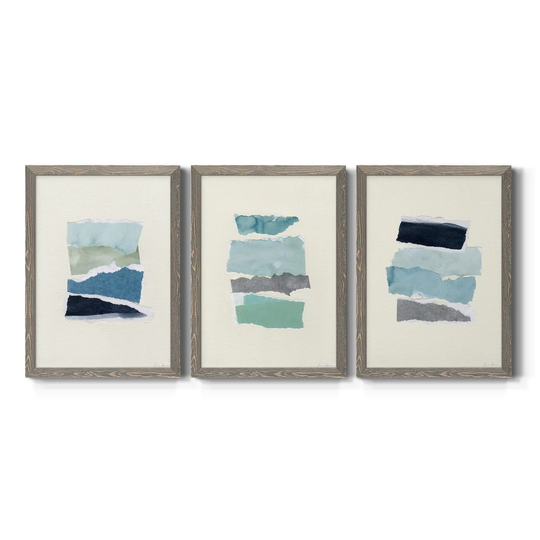 Seaside Color Study I-Premium Framed Canvas - Ready to Hang - Multi-Color