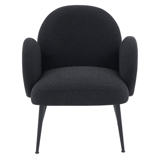 SAFAVIEH Couture Crystalyn Boucle Accent Chair - 27 IN W x 32 IN D x 31 IN H
