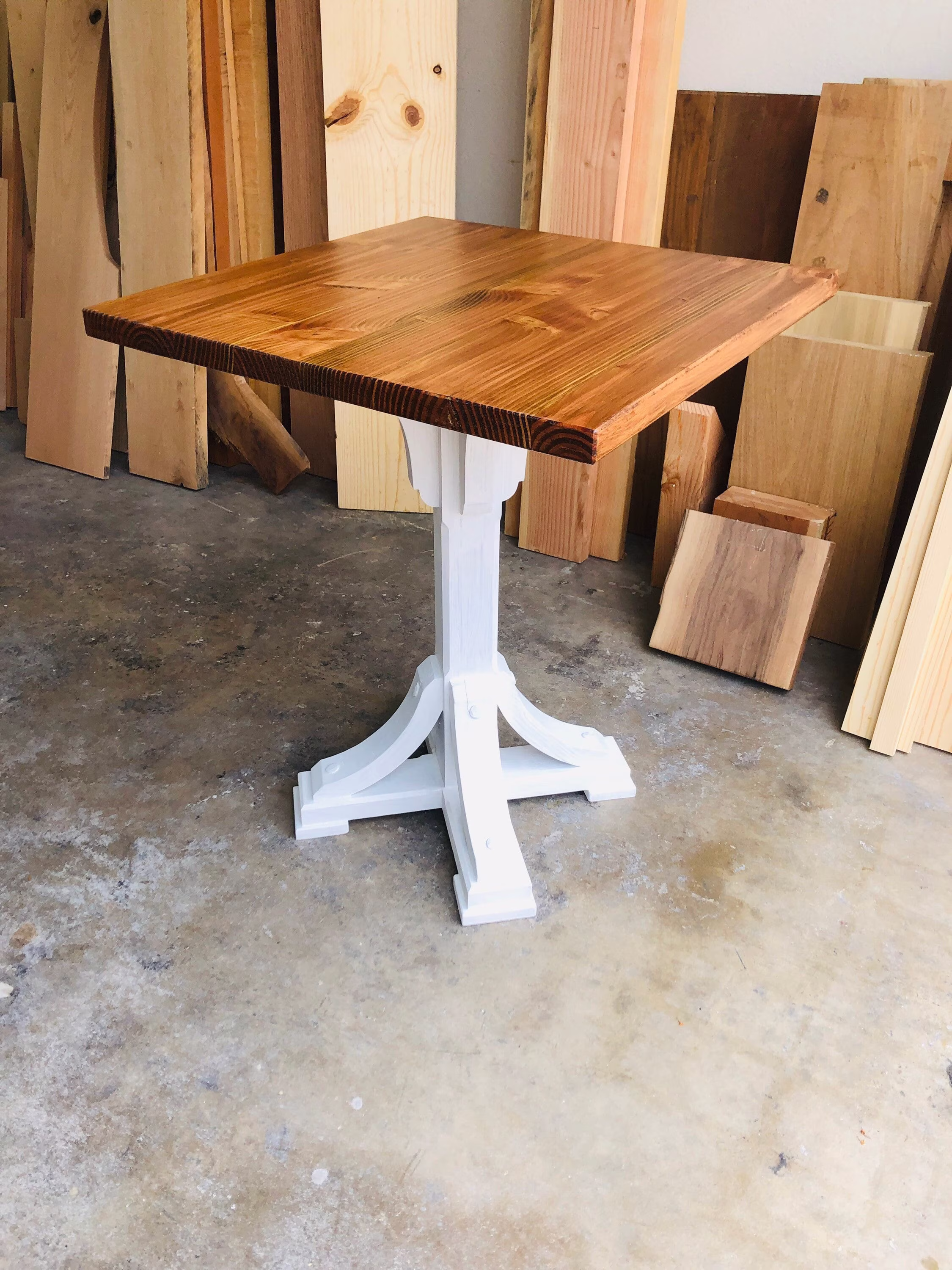 Trestle Table, Pedestal Table, Bistro