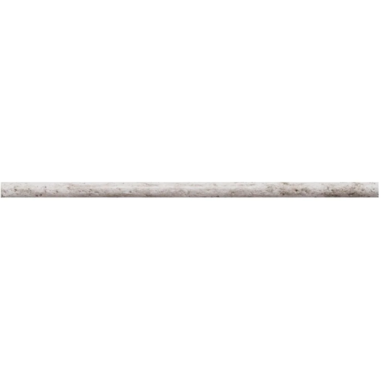 The Tile Life Dallas 12" x 1" Matte Resin Pencil Liner / Round Tile Trim in Tan - 12" x 1" of 1