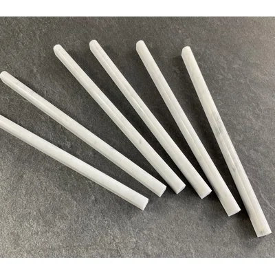 12" X 0.5" Marble Pencil Liner Tile Trim