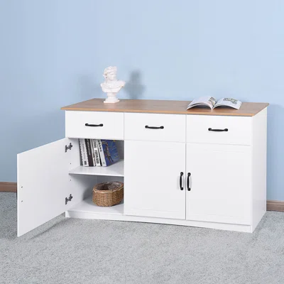Joeris 53.15" Wide 3 Drawer Sideboard