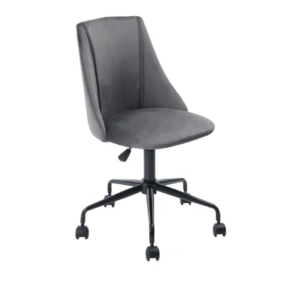 Velvet Upholstered Home Office Chair