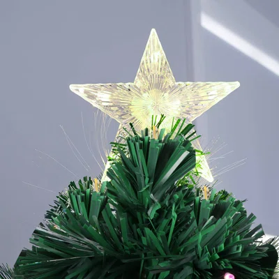 3'8" Slender Green Artificial Pine Cashmere Christmas Tree LED Light