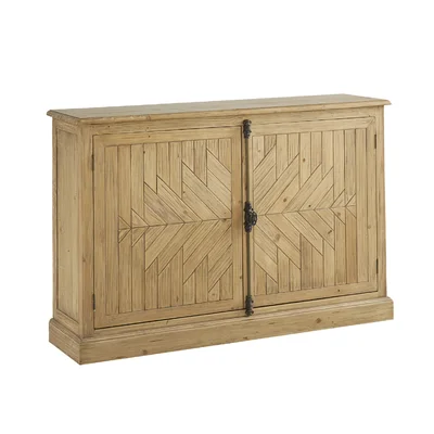 Akeeb 59.5" Wide Pine Solid Wood Sideboard