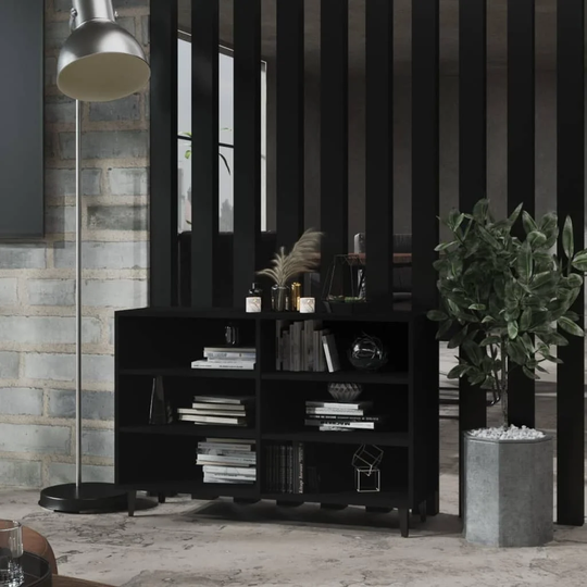 Sideboard Black 40.7"x13.8"x27.6" Chipboard