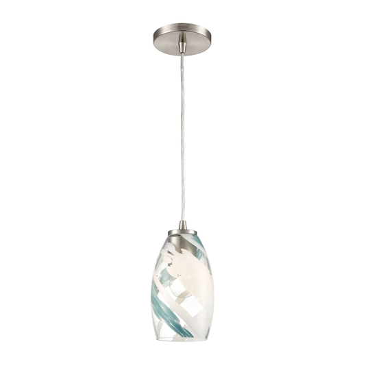 Elk Home Turbulence Configurable Multi-Pendant Light, Satin Nickel Finish