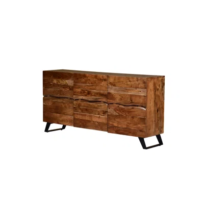 Wyvette Solid Wood Live Edge Sideboard 3 Door