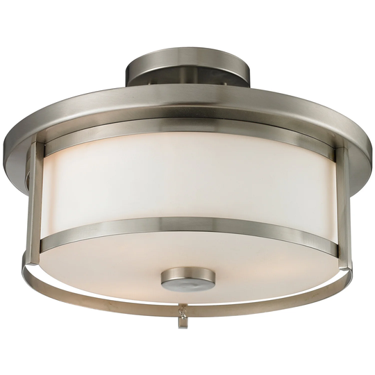 Svannah Contemporary 2-light Semi-flush Mount