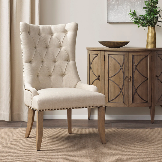 Madison Park Britton Button Tufted Captain Accent Chair