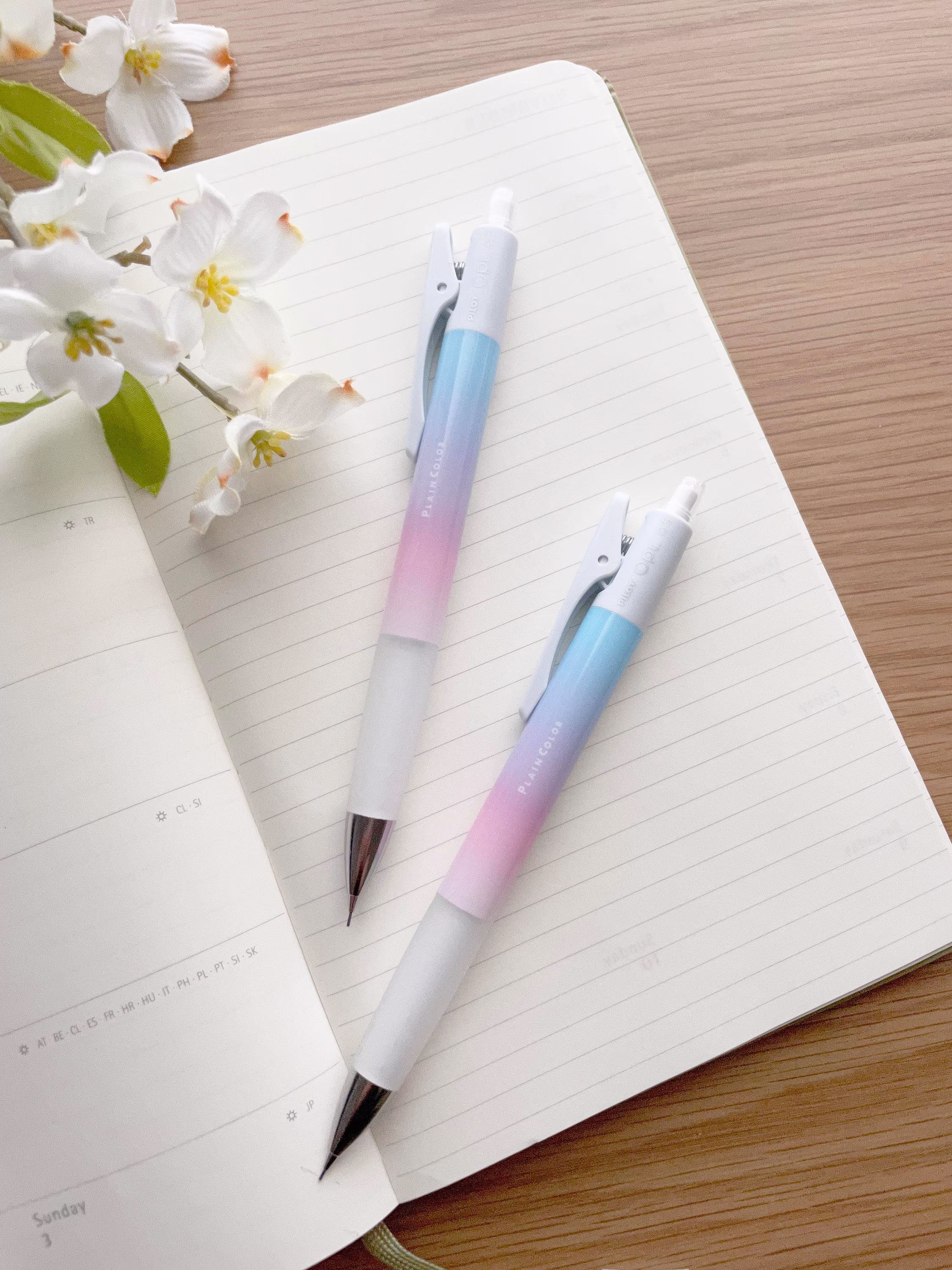 Pilot Opt Shaker Mechanical Pencil - Gradation Pink Purple Blue 1 Pc