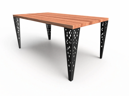 Industrial Style Table Legs, Metal Desk Console Coffee Flexio Line | B7B