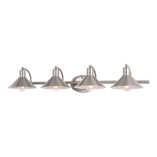 Vaxcel Lighting Akron 4 Light 38" Wide Bathroom Vanity Light
