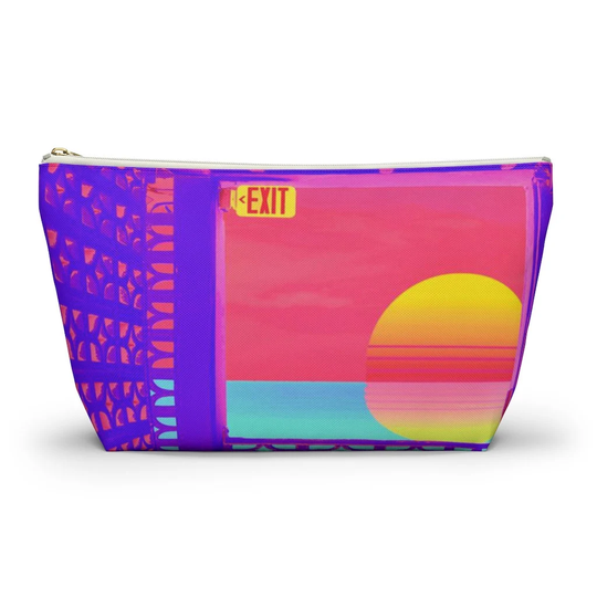 Exit Here Pouch, Cosmetic Bag, Pencil Case