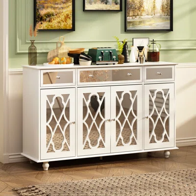 Duggans 55.1" Wide 3 Drawer Sideboard