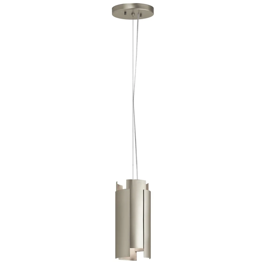 Kichler Lighting Moderne Collection 1-light Satin Nickel Mini Pendant - satin nickel
