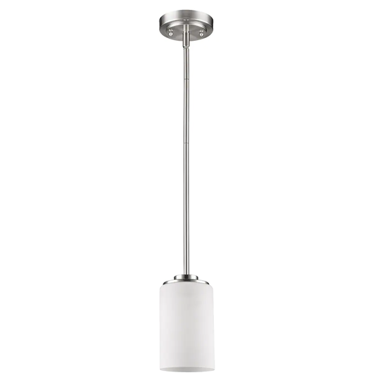 Addison 1-light Satin Nickel Mini Pendant